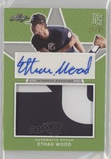 2020 Leaf Perfect Game National Showcase Green 17/25 Ethan Wood Patch Auto g2u