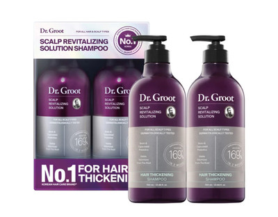 Dr Groot Scalp Revitalizing Shampoo 23.6oz 2-Pack Hair & Scalp Care - NEW