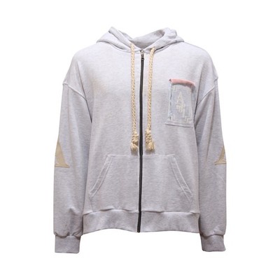O9027 FELPA UOMO AL AIN MAN HOODIE ZIP SWEATSHIRT