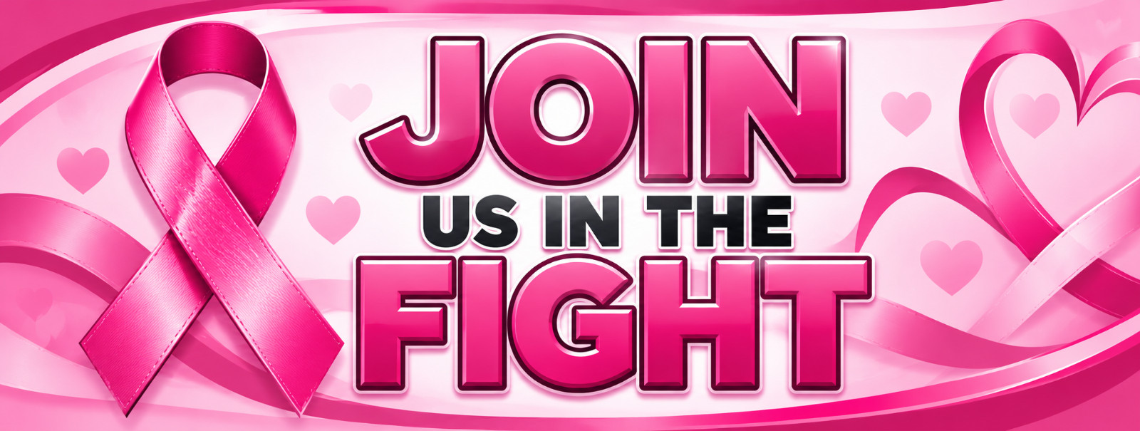 3ft x 8ft JOIN US IN THE FIGHT Vinyl Banner- (CAN BE PERSONALIZED)