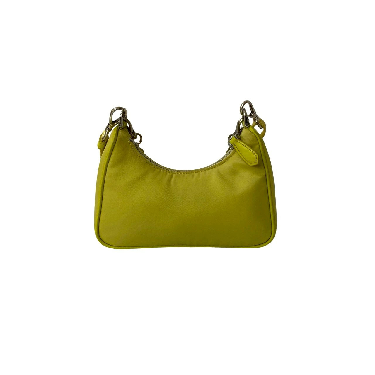 Prada Triangular Nylon 2-Way Chain Mini Shoulder … - image 3