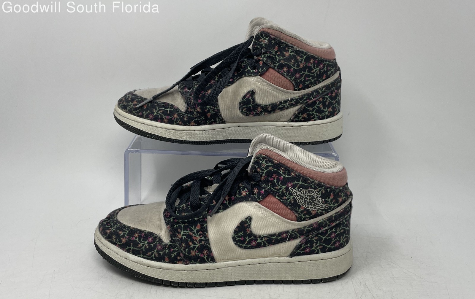 Nike Kids Air Jordan 1 Mid SE FJ3451-001 Multicolor Sneakers Shoes Size 4.5Y