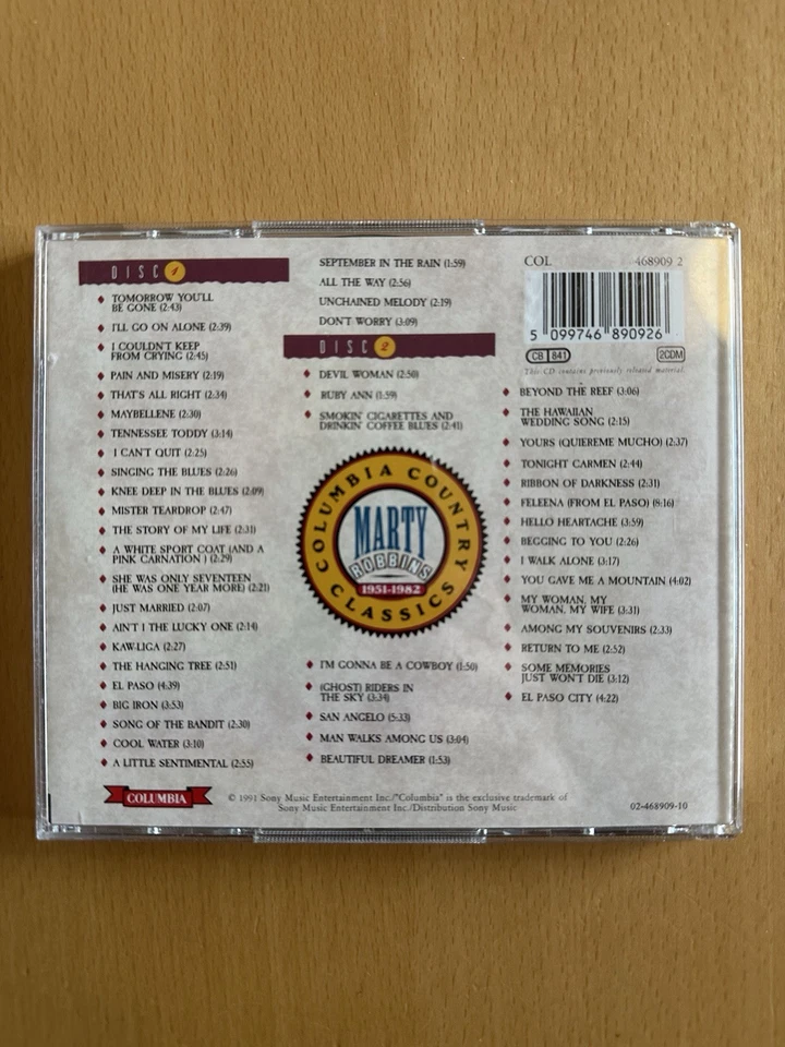 Essential Marty Robbins: 1951-1982 by Marty Robbins (CD, 1996) - Image 2 of 3