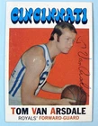1971-72 Topps Basketball #75 Tom Van Arsdale Autographed Card / Period Signed