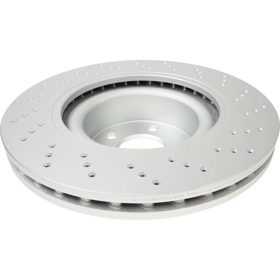 Rotor de freno de disco Hella Pagid 355122022 para 01-06 CL55 AMG CL600 S55 AMG S600 Foto 4 de 4