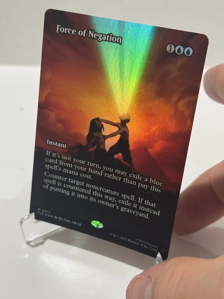 Force Of Negation (Borderless) - MTG Avatar: The Last Airbender - Foil - 0013 NM - Image 2 of 2