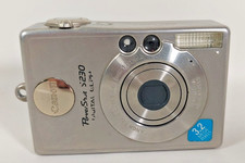 Canon PowerShot Digital ELPH S230 3.2MP Digital Camera - No battery untested