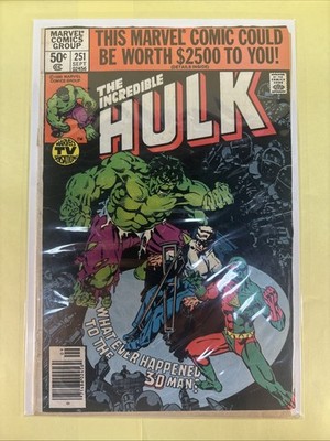 The Incredible Hulk #251 (Marvel Comics September 1980)