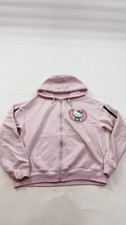 Sanrio Hello Kitty Hoodie Womens XL Pink Full Zip Fleece Athletic Dept Graphic