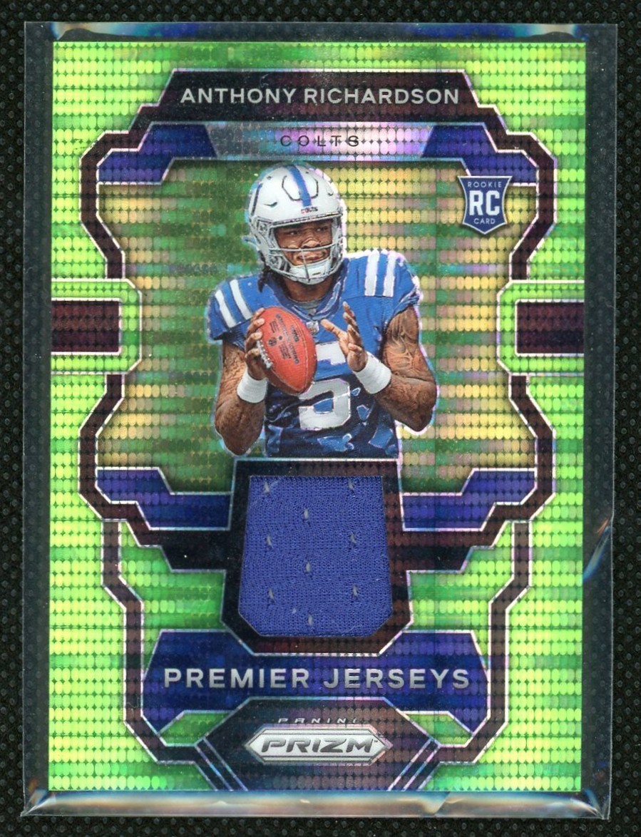 2023 Panini Prizm - Rookie Gear Green Pulsar Prizm #RG-AR Anthony Richardson