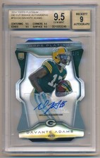 2014 Topps Platinum Davante Adams Die Cut Rookie Auto #'d 1/1 BGS 9.5