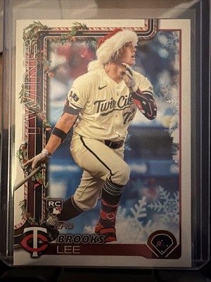 2025 Topps Holiday - Holiday Variation Brooks Lee #H13 (RC)