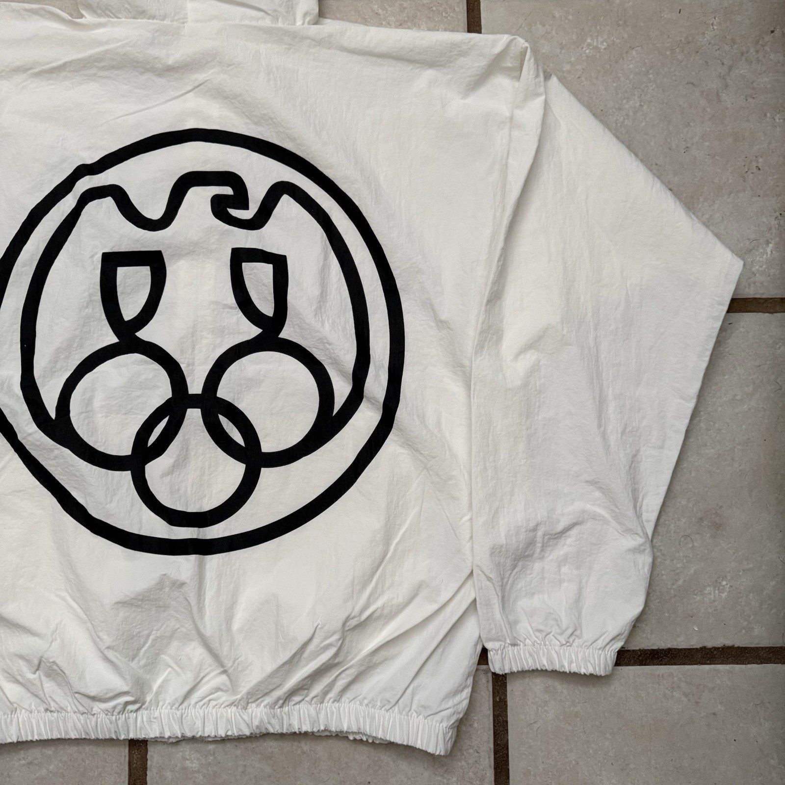 Yeezy Windbreaker Jacket White Full Zip thumbnail 12