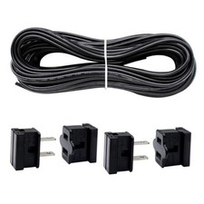 18 Gauge 2 Conductor Electrical Wire SPT-1, 2 Male  2 32.8 FT SPT-1-18AWG