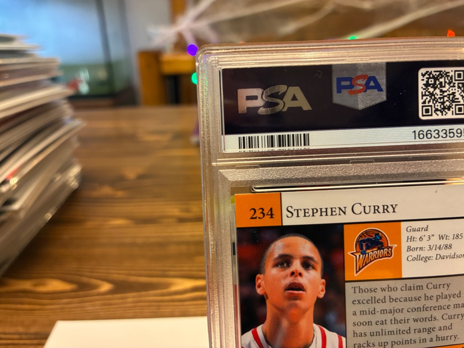 Psa 8 2009-10 Upper Deck - Star Rookies Stephen Curry #234 (RC) view 12