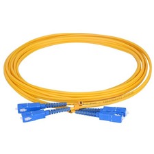10M SC UPC to SC UPC Single Mode SM Duplex Fiber Optic Patch Cord Jumper Cable