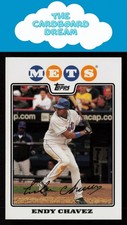 Endy Chavez 2008 Topps #653 New York Mets Baseball Card