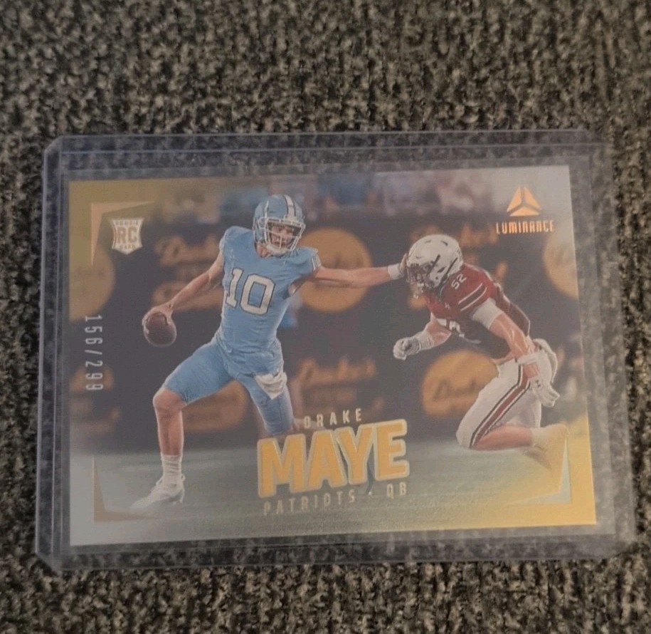 2024 Panini Luminance - Rookies Drake Maye #177 Gold /299 (RC) Patriots