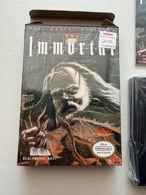 Nintendo NES THE IMMORTAL Gem Mint CIB Complete Cellophane