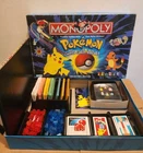 100% Complete Pokémon Monopoly Parker Brothers 1999 Vintage Collector's Edition