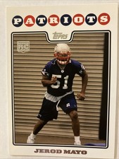 2008 Jerod Mayo Topps Rookie Card #411