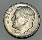 1948 (D) Roosevelt Dime  90% Silver