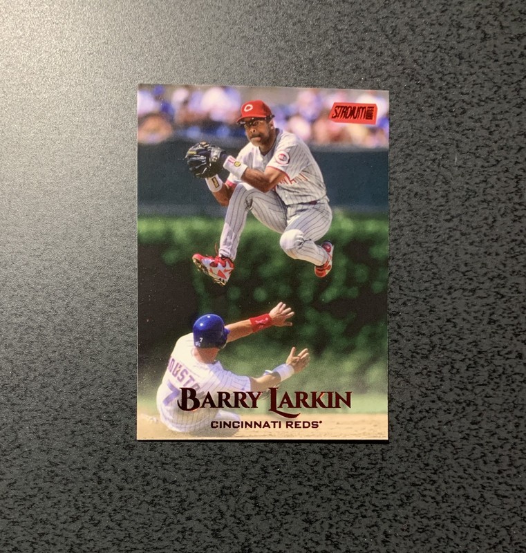 2019 Topps Stadium Club Barry Larkin #62 Red Foil Parallel