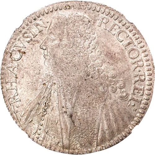 1766 Ragusa Tallero (Taler). Dubrovnik Mint. Croatia. NGC MS 62. KM-18