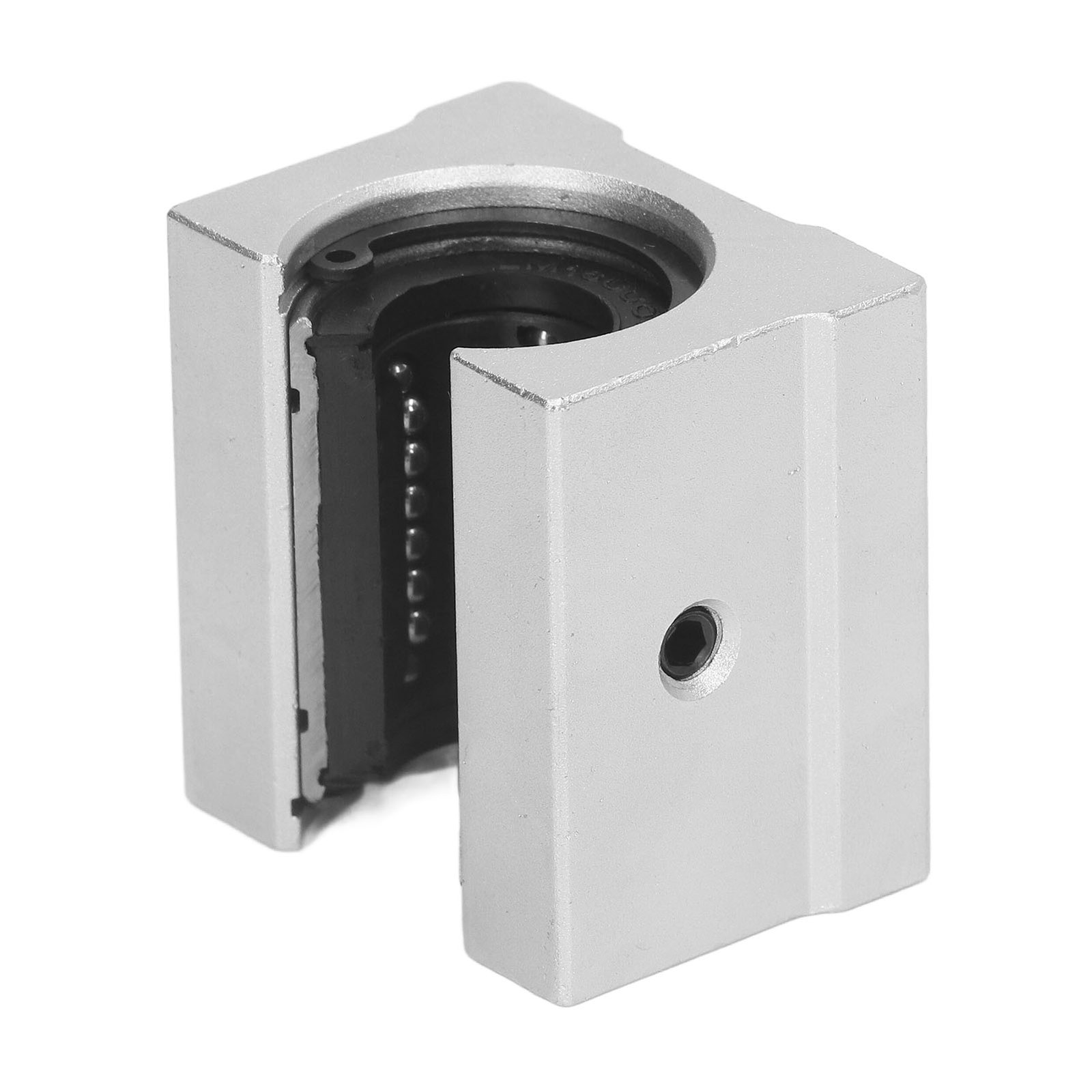4PCS Linear Motion Slide Blocks Aluminum Alloy Ball Bearing Guide Rail Slider Op