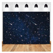 Night Sky Star Universe Space Starry Photo Backdrops Galaxy Stars Children Bo...