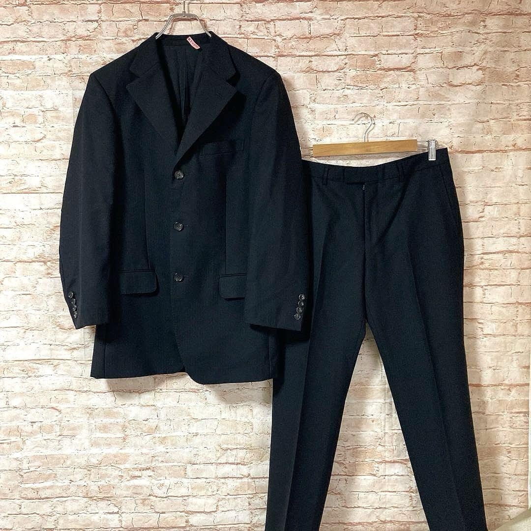 GUCCI Black Business Formal Set Up Suit 48R Jacket 43cm GUCCI Black Business Formal Set Up Suit 48R Jacket 43cm