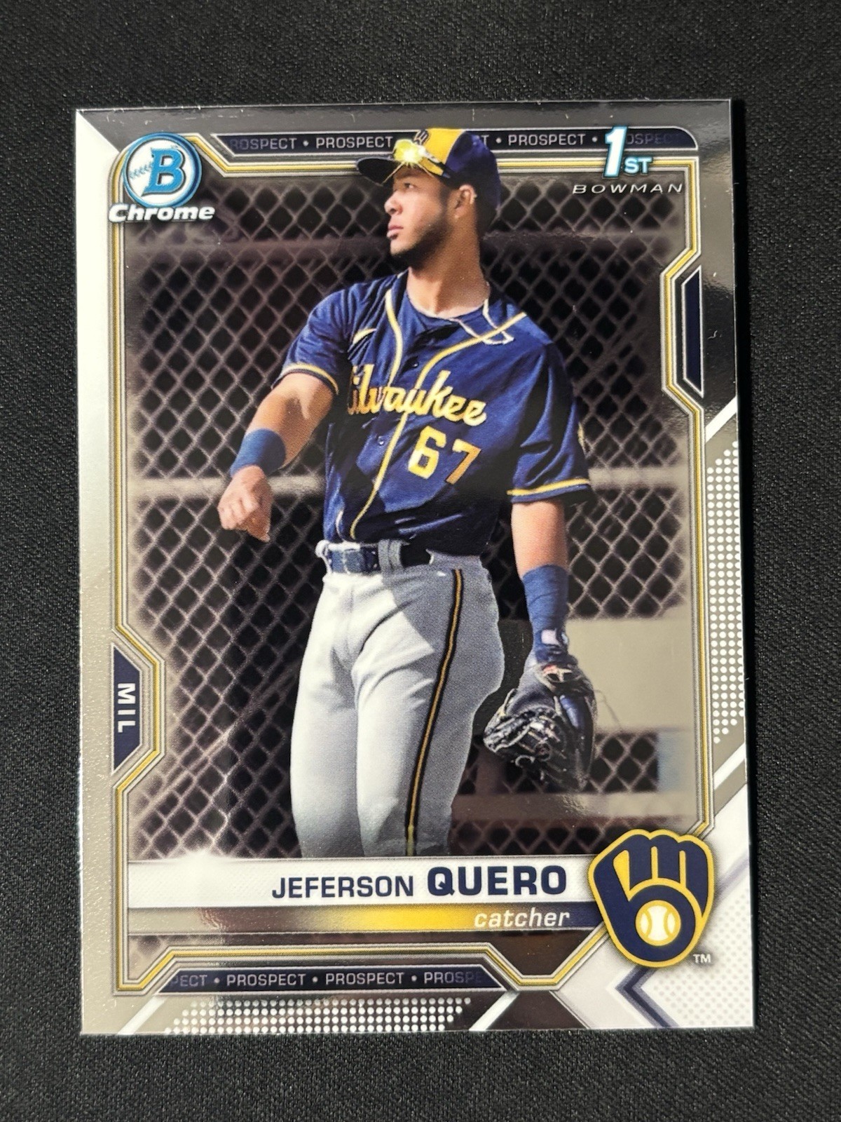 2021 Bowman Chrome 1st - Prospects Jeferson Quero #BCP-181 [Brewers]