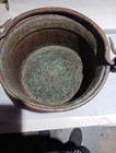 VTG COPPER/CAULDRON POT (HAND HAMMERED) 10"T 5 1/2 W &COPPER FUNNEL 8 1/4W 14"T — photo 10