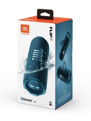 JBL Flip 7 Portable Waterproof & Drop-Proof Speaker - Blue