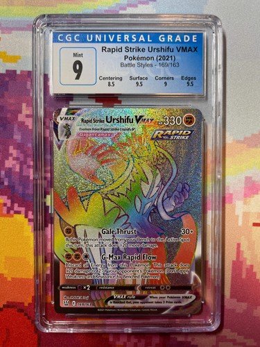 Rapid Strike Urshifu VMAX graded CGC 9 for sale on eBay
