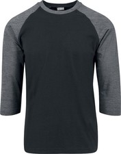 Urban Classics Langarmshirt Herren Contrast 3/4 Sleeve Raglan Tee