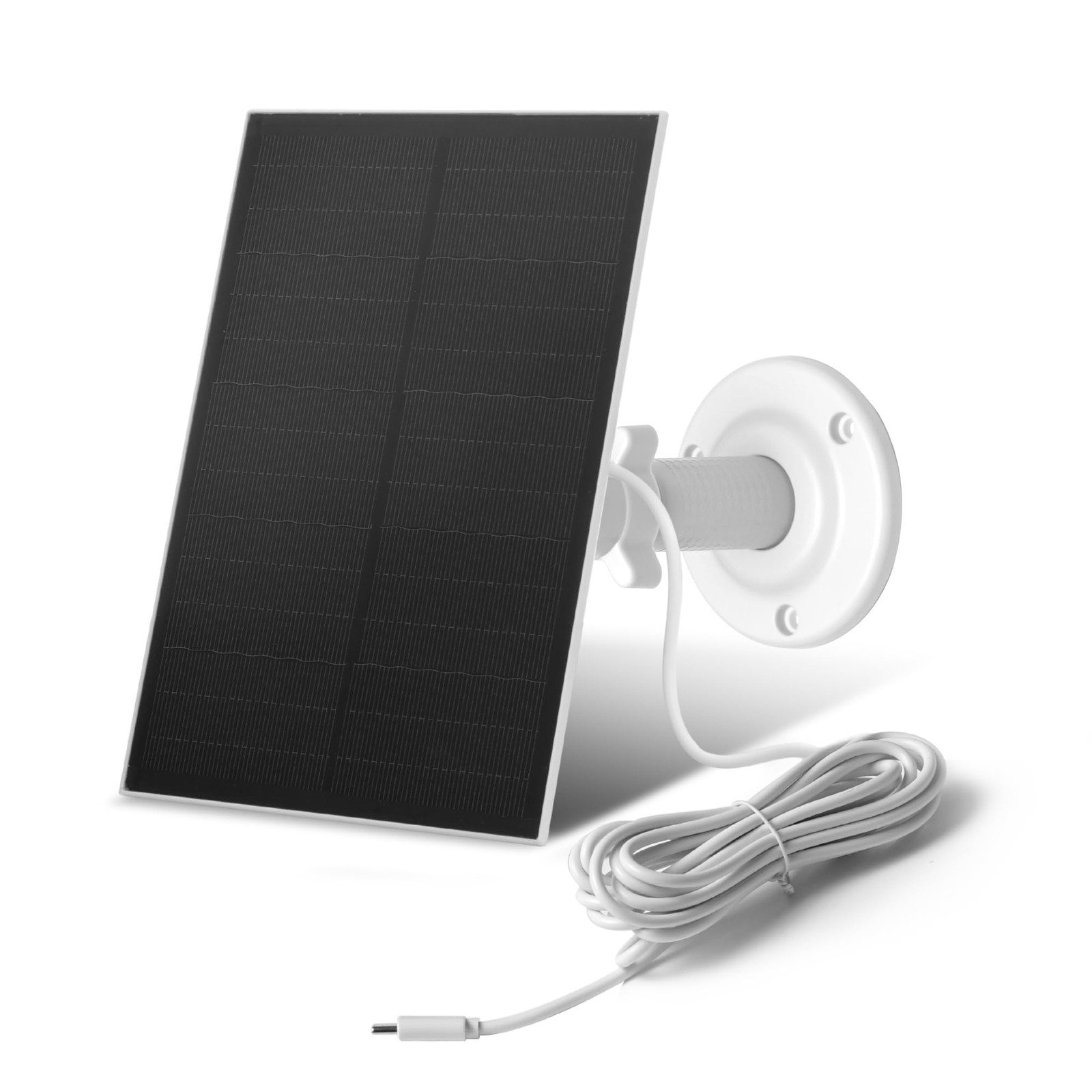 8W USB-C Solar Panel for Security Cameras, IP65 Waterproof O