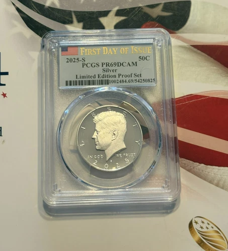 2025-S Kennedy Silver Half Dollar Limited Edition Proof Set PR69DCAM FDOI PCGS