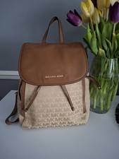 Michael Kors Evie Medium Backpack, Beige/Camel