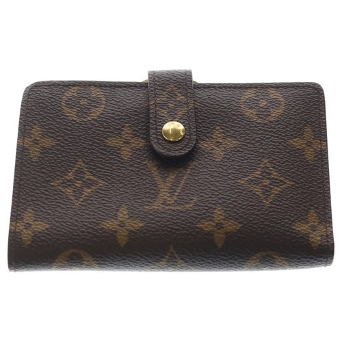 Louis Vuitton Porto Monet Vie Vienois Monogram PVC Compact Wallet Clasp Used 2bf