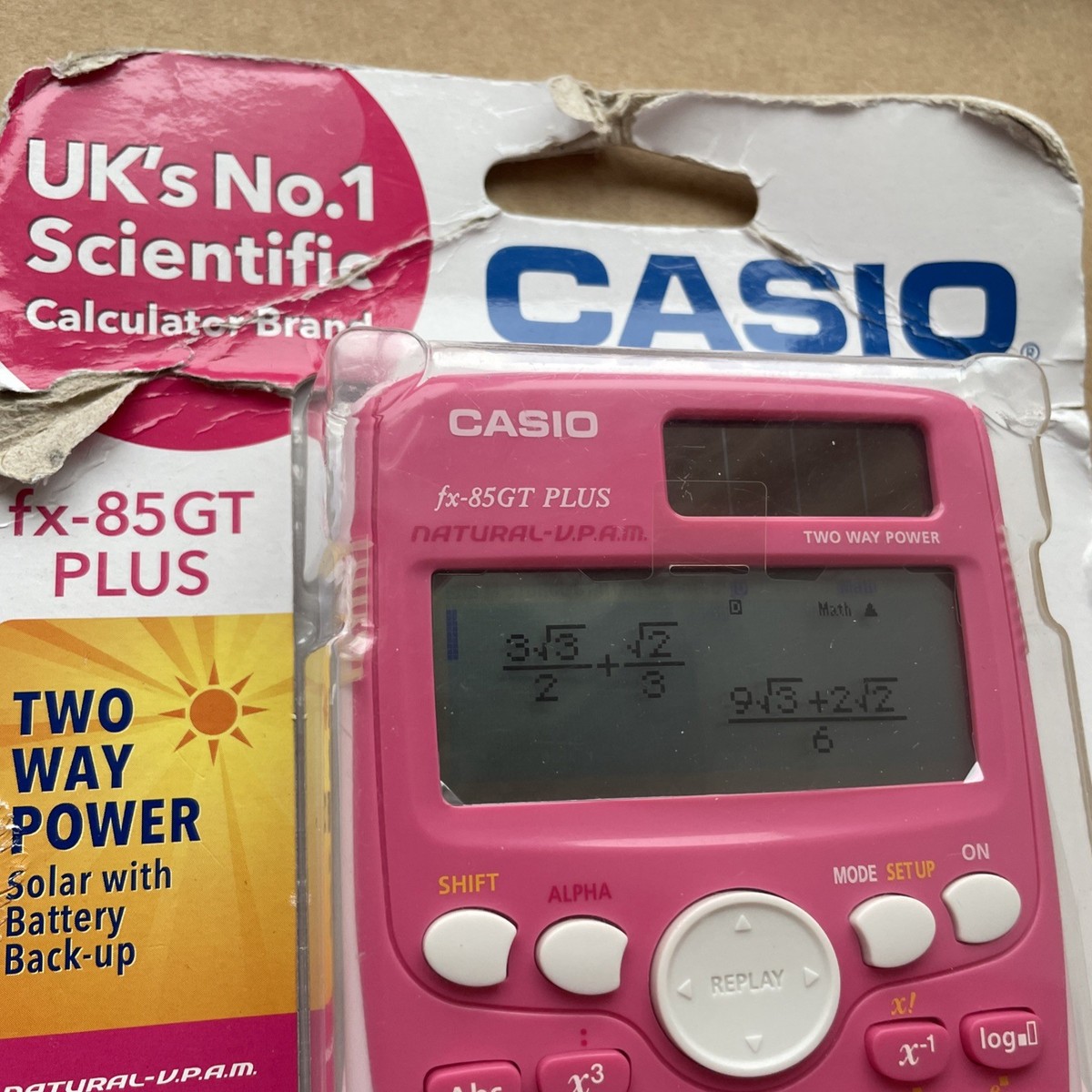 Fx 83gt Pink Casio Calculator Tesco Casio FX-85GT Plus Scientific