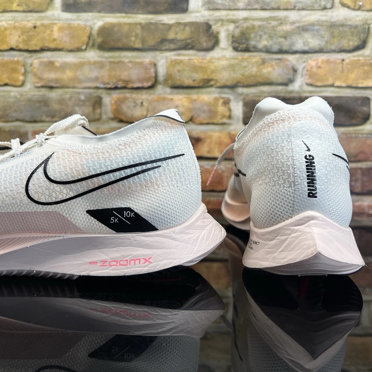 Nike ZoomX Streakfly Ultralight Running Shoes-Ivory/Guava-Men's