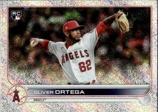 2022 Topps Foilboard Retail #554 Oliver Ortega ANGELS /875