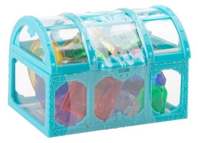 Blue Treasure Toy Chest Outdoor Fun Mermaid Party VS Pokemon Star Wars Plushies