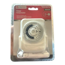 Utilitech Indoor Timer #0224879 Plug-In Dial 24-Hour Programmable Switch NEW