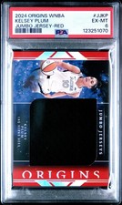 2024 Origins WNBA #JJKP Kelsey Plum Las Vegas Jumbo Jersey Red PSA 6~06/49 1/1