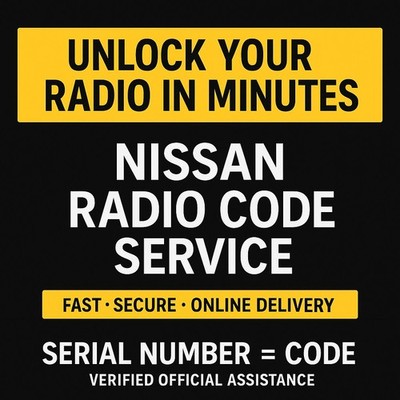   Nissan Radio Locked Wait Error | Unlock Code by Serial | Instant Help