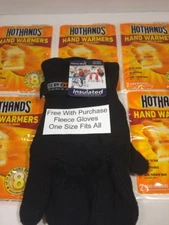 10 Hand Warmers 5 Pairs Super Warm Made In USA Free Shipping + Free Gloves