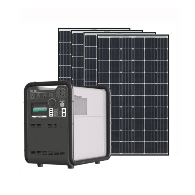 Complete kit Hysolis 4.5 KWh lithium battery generator 3KW output 1500W PV Power
