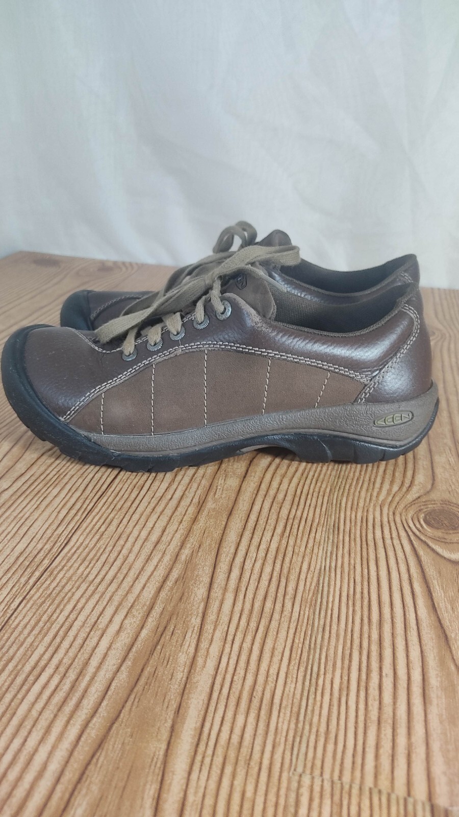 Scarpe da trekking Keen Presidio Oxford taglia 9 marroni in pelle *leggi